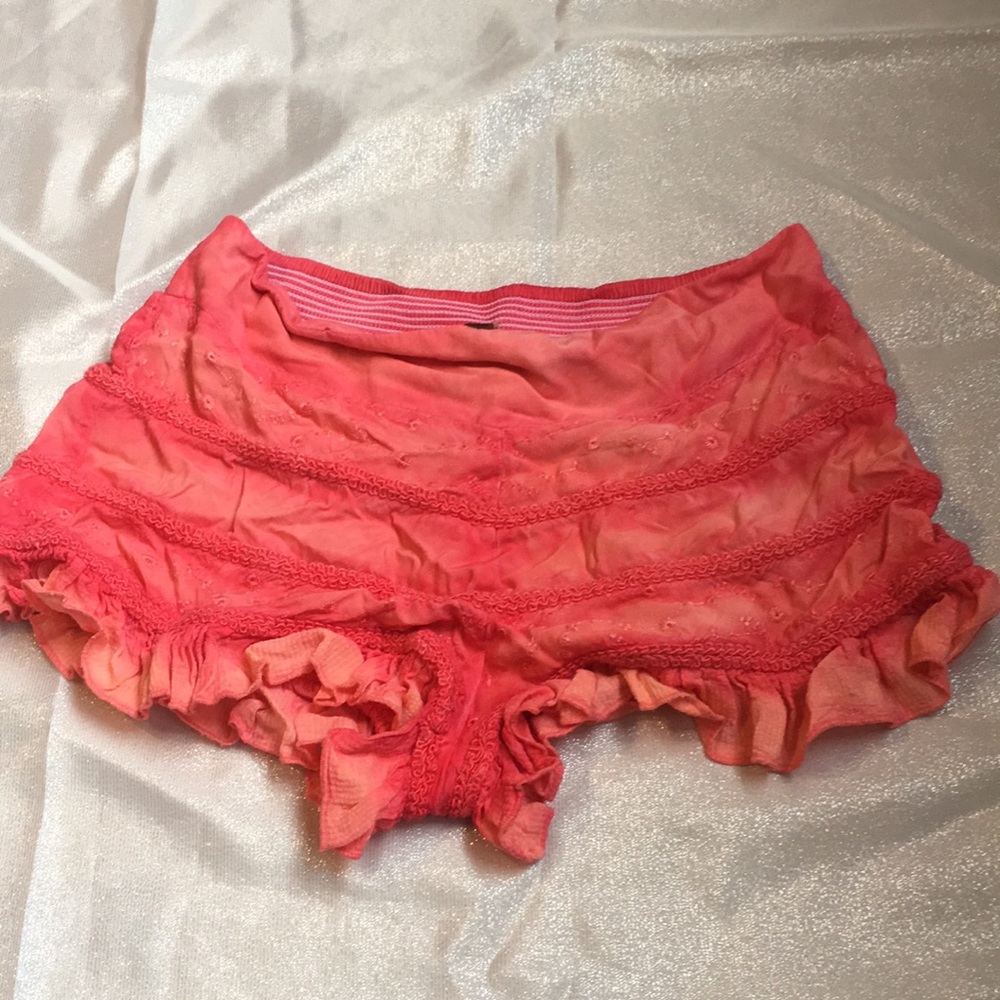 Ruffley shorts! Free people